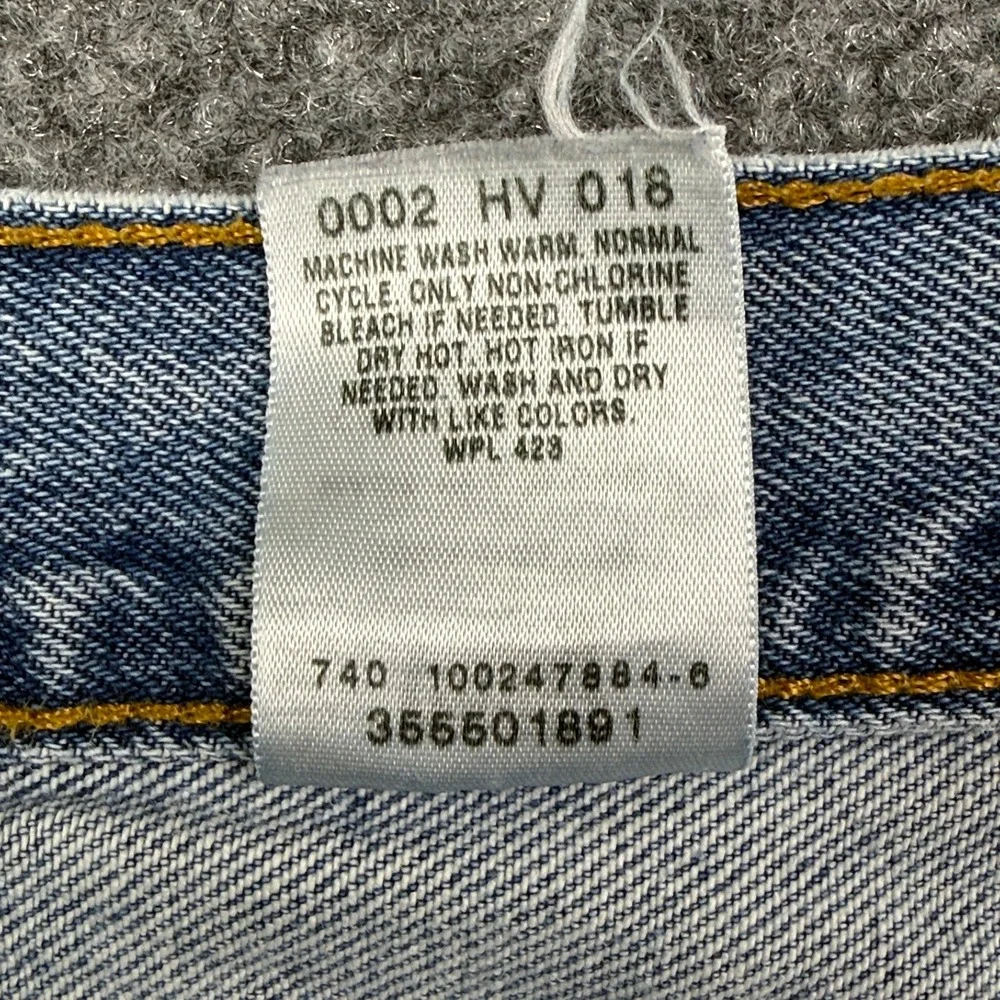 Vintage Levi's 550 Relaxed Fit Jean Shorts Mens Size 34 Waist Blue Denim Y2K